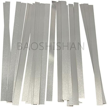 Baoshishan ニッカド 充電池タブ用 ニッケル板 バッテリースポット溶接 リチウムイオン ニッケルプレート 0 1 7 100mm 100 0 1 8 100mm 0 1 10 100mm 0枚 50枚 枚 人気ブランド多数対象 100枚
