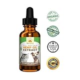 Hemp Oil for Dogs and Cats, 100% Organic Full Spectrum Hemp Extract for Pets, Helps Anxiety, Painful Hips and Joints, Anti-Inflammatory, Calming Effect, High in Omega 3, 6, 9, 250 mg, Made in USA