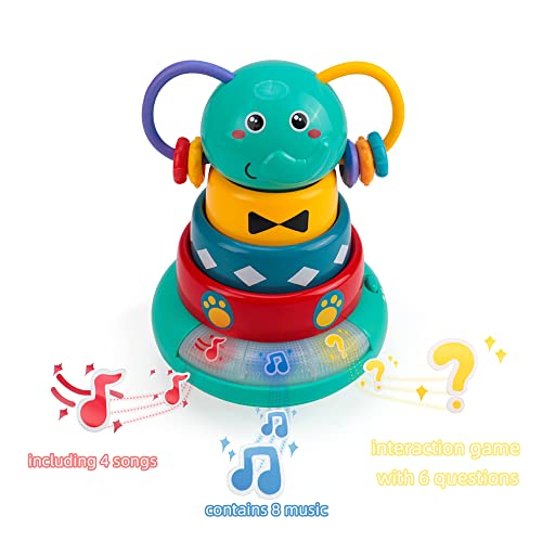 Amy&Benton Stacking Ring Baby Toys Baby Stacking Toys Musical Stacking