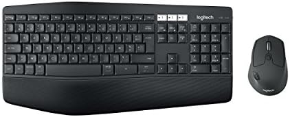 Logitech MK850 Combo Clavier et Souris sans Fil Multidispositifs, 2,4 GHz/Bluetooth, Structure Courbée, Souris sans FIl, 12 Boutons Programables, Batterie Longue Durée 3 Ans, PC/Mac, AZERTY Français