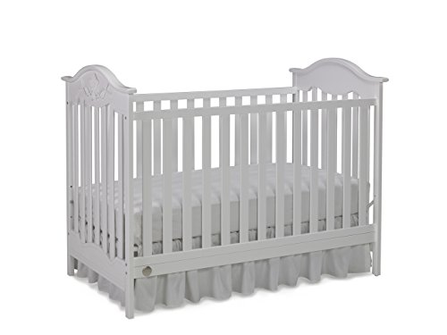 Fisher-Price Charlotte Rose 3-in-1 Convertible Crib, Snow White