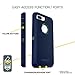 OTTERBOX Defender Series Case for iPhone 8 Plus & iPhone 7 Plus (ONLY) - Frustration FRĒe Packaging - Bespoke Way (Blazer Blue/Stormy SEAS Blue)