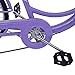 Barbella Adult Tricycle, 24-Inch Single and 7 Speed Three-Wheeled Cruise Bike with Large Size Basket for Recreation, Shopping, Exercise Men’s Women’s Bike (Single Speed Purple)thumb 3