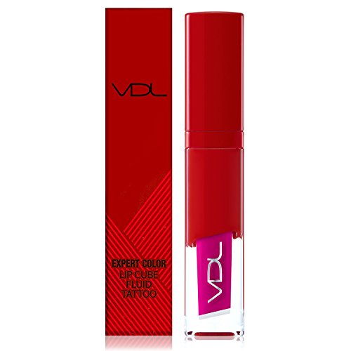 VDL Expert Color Lip Cube Fluid Tattoo – Acai Lipstick, 0.14 Fluid Ounce