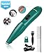 Lovav Dog Clippers,Dog Grooming Clippers Kit for Small Dogs Cats, Professional Dog Clippers Cordless Low Noise Pet Trimmers for Small Dogs Hair Around Face,Paws,Eyes,Ears,Rump (Green)
