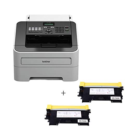 Brother FAX2840 intelliFAX-2840 Mono Laser High Speed Copy/Fax/Print Machine (1 ea FAX2840 + 2 Pack TN450 Toners)