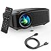 Movie Projector, DBPOWER 2019 Newest 120 ANSI 3400Lm LCD Video Projector Free HDMI 176″ Display 50,000 Hours LED Portable Projector Support 1080P, Compatible with HDMI/AV/USB/SD/VGA/TV/Laptop/Gamethumb 1