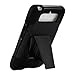 Reiko Silicon Case and Protector Cover Motorola Droid Mini Xt1030 New Type Kickstand - Retail Packaging - Black