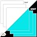 Glow in Dark HTV Sheets Iron-on Heat Transfer Vinyl for T-Shirts Apparel 12 Inches x 12 Inches Pack of 5 (Blue)