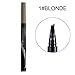 Liquid Eyebrow Pencil With Four Tips Long-Lasting Waterproof Tattoo Eyebrow Pen Sketch Liquid Eyebrow Brow Gel For Eyes Makeup,By Kehen (Blonde)