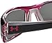 Under Armour Surge Sunglasses, Shiny Black-Magenta/Gray Lens, 55 mm
