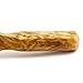 Fendrihan Men's Oval Hairbrush Pure Bristle with Real Olivewood Handle, Made in Germany