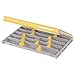 Plano EDGE 3700 Premium Thin Tackle Utility Box, Clear and Yellow, Waterproof and Rust-Resistant Bait and Tackle Box Storage Organization