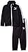 PUMA Boys' Toddler Track Set, Midnight Black, 2T
