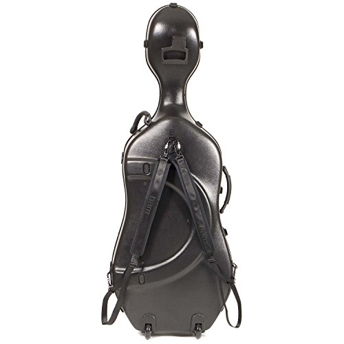 image for Bam France 1001SW Classic Black 4/4 Cello Case with Wheels
