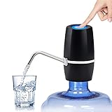 Water Bottle Pump, Electric Drinking Water Pump Portable USB Charging Water Dispenser Water Bottle Dispenser for Universal 5 Gallon Bottle