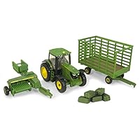 Ertl Collectibles John Deere 6210R Tractor Baling Set