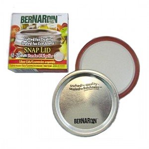 Bernardin Mason Jar Lids - Standard - Silver
