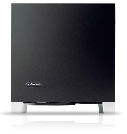 Pioneer Aktiver Bassreflex-Subwoofer, S-51W, 150 Watt RMS, leistungsstarker 20-cm-Treiber, passend für Lautsprecherkonfigurat