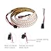 BTF-LIGHTING WS2812B IC RGB 5050SMD Pure Gold Individual Addressable LED Strip 3.28FT 144LED 144Pixel/m Flexible Full Color IP30 DC5V for DIY Chasing Color Project(No Adapter or Controller)