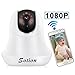SOTION Internet WiFi Wireless Network IP Security Surveillance Video Camera System, Baby and Pet Monitor with Pan and Tilt, Two Way Audio & Night Vision (1080P) White