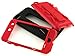 Bastex Heavy Duty Hybrid Case for Touch 4, 4th Generation iPod Touch - Black Silicone / Red Hard Shell with Kickstand