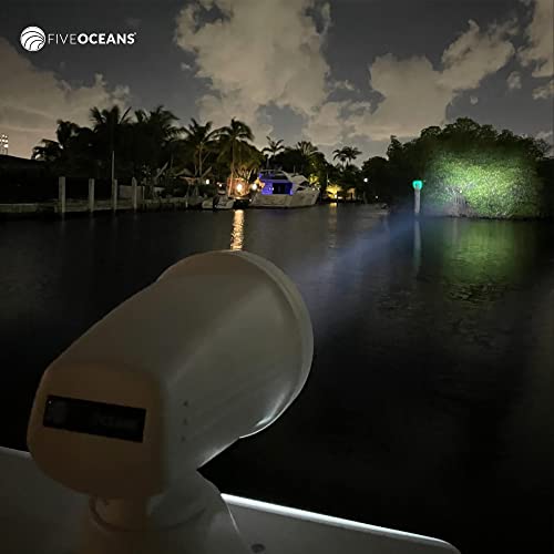 Five Oceans Boat Spotlight, Marine Spotlights For Boats, LED Wireless