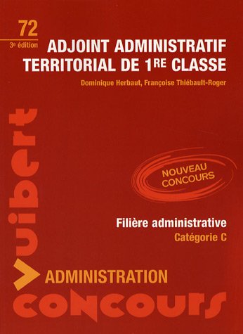 Adjoint administratif territorial de 1ère classe