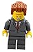 The LEGO Movie - President Business Minifigure with dual-sided face from set 70818
