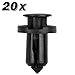 PartsSquare 20pcs 10mm Car Retainer Clips Auto Body Push Type Replacement for Engine Heat Rocker Panel Splash Air Dam Retainer Clips