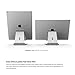 elago iPad Pro, P4 Stand - [Premium Aluminum][Cable Management][Perfect Angle] - for iPad Pro, iPad air, iPad, iPad Mini & Tablet PC (Silver)