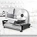 Electric Meat Deli Cheese Food Slicer, Aicok Precisely Cuts Meat, Cheese, Ham, Fruit and Veggies, Removable 7.5-inch Stainless Steel Blade for Home use, 150 Watt, Silver