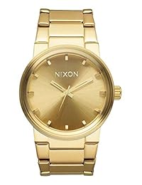 Reloj analógico para hombre Nixon Cannon Sunray Clean Cut (banda de acero inoxidable de 39.5 mm)