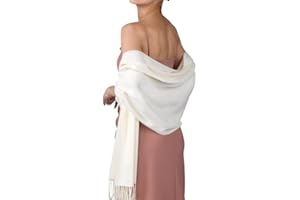 Women's Pashmina Scarf Shawls Wraps Evening Dress Bridesmaid Wedding Bridal Winter Warm Long Large