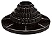 ALVIN, Spin-O-Tray, 9893-2, Rotating Desktop Receptacle, Art, Drafting, and Design Storage Tool, Great for Students, Hobbyists, and Professionals Alike - Black
