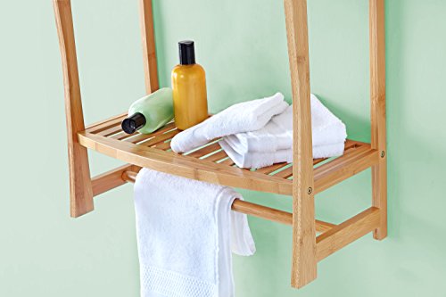 Best Living Wall Mount Shelf 199 By 98 By 2126Inch Bamboo