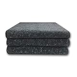 Uboxes 3 Pack Grey Textile Moving Blankets 54 x 72