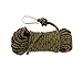 Redneck Convent Nylon Braided Rope & Carabiner 3/8 Inch x 50 Feet 220 lbs Pound – Cleat Tensioner Rigging Device Tie Down Strap Anchor