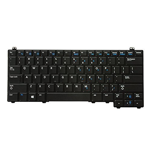 aCompatible Replacement Keyboard for Dell Latitude E5440 Laptop No Pointer No Backlight