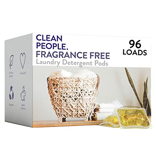 Clean People Fragrance Free Laundry Detergent Pods PlantBased