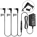 Mr.Power Guitar effects Power Supply Adapter 9V DC 1A (1000mA) with Daisy Chain Cord Cable Free insulated cap (with 3 way cable) primary