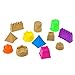 Mini Sand Molding Tools 6Pcs Castle Building Model Beach Toys Kit for Kids - Random Color