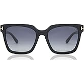 Tom Ford SELBY FT 0952 Shiny Black/Grey 55/19/140 women Sunglasses