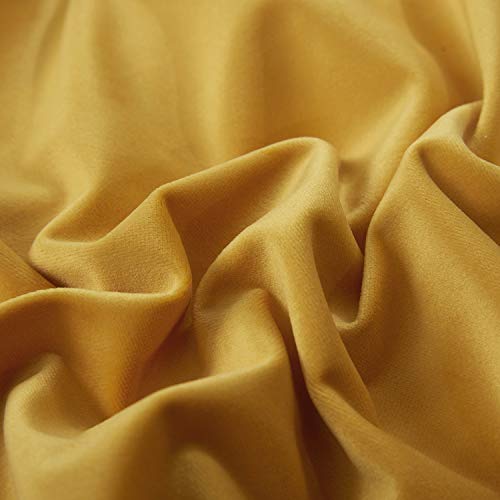 JUSPURBET Velvet Pillow Covers 16x16 Inches,Pack of 2 Throw Pillow Covers for Sofa Couch Bed,Decorative Super Soft Throw Pillow Cases,Gold - Thumbnail 6