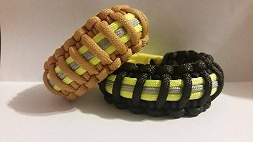 Firefighter Bunker Gear Paracord Bracelet