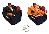 PURSE ORGANIZER: 2-PACK Lightweight dual color bag inserts help you keep your handbag / diaper bag organized.