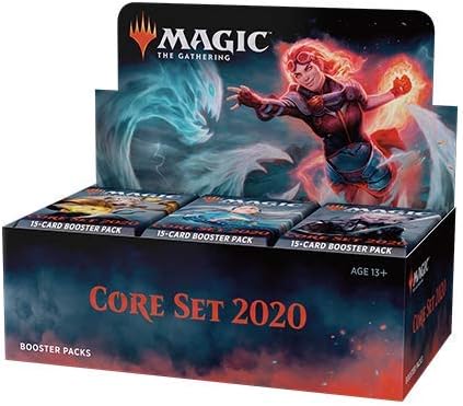 Kizrr London Sleeves x 100 & Magic The Gathering - Core Set 2020 Booster Display (36 Count)