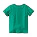DZRZVD Crocodile Boys Girls Kids Babys Toddler Infant Summer Cute Cotton T Shirts Tees Clothes Matching Outfits