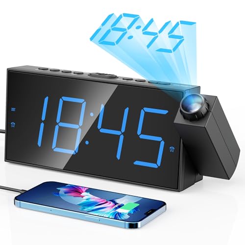 Mesqool Digital Projection Alarm Clock
