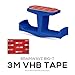 Brainwavz BigT Under Desk Headphone Stand Mount Holder, for Gaming, Music, Mobile Headsets Hanger, No Screws (Blue)thumb 4